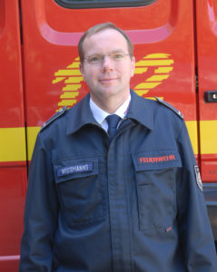 Portrait von Brandinspektor Burkhard Wißmanns